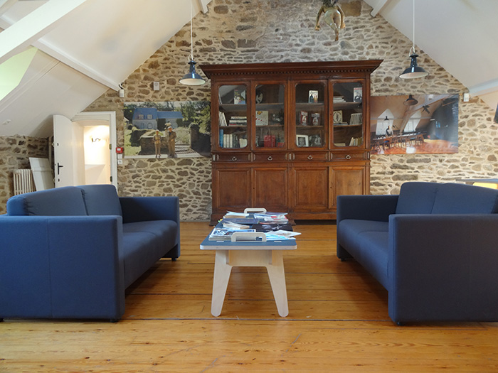 Le coin lecture de l'atelier