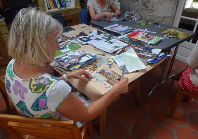 Visite-atelier "Collage poétique"