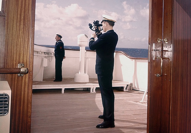 Passerelle du paquebot Antilles (CGT 1953)