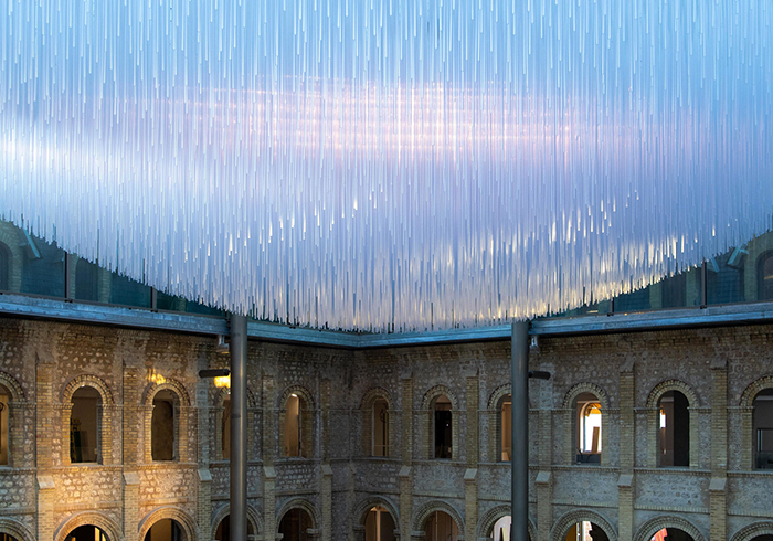 Le cloître, Les Franciscaines à Deauville.