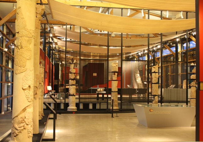 Musée de Vieux-la-Romaine - intérieur