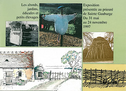 Habitat rural dans le Perche : les abords, les jardins, édicules et petits élevages