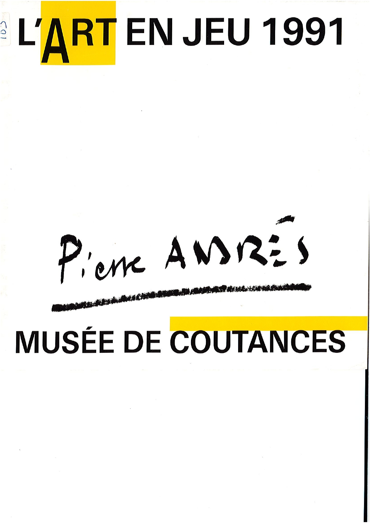 L'Art en jeu 1991