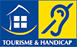 Logo Tourisme & Handicap : auditif